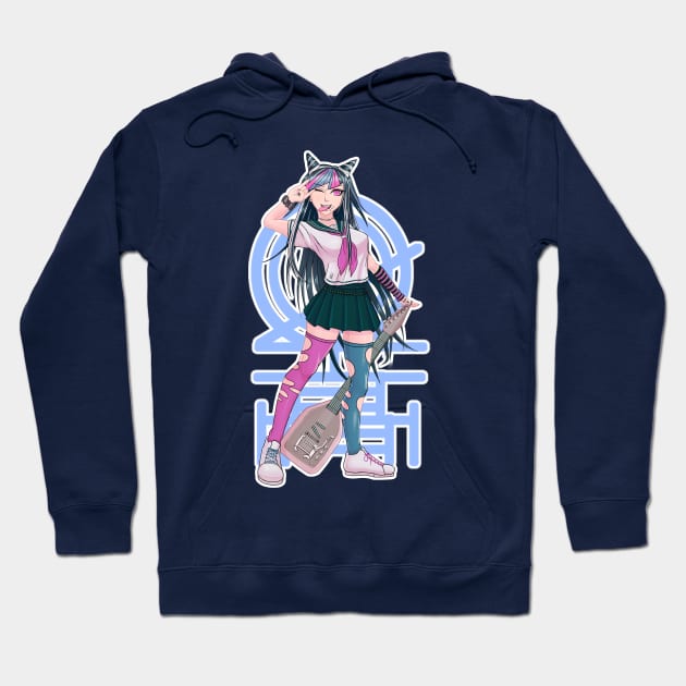 Ibuki Mioda Rockin it Hoodie by zeocloud